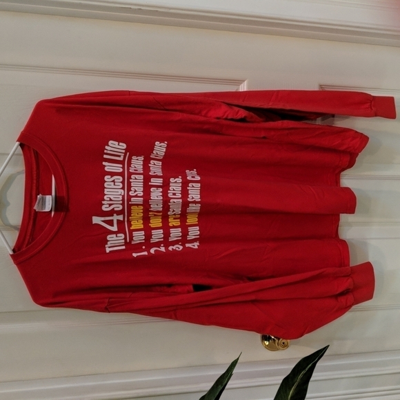 Gildan Men's Long Sleeve Christmas Graphic Tee Size 2X - Picture 1 of 6